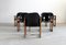 Black Dialogo Dining Chairs by Tobia & Afra Scarpa for B&B Italia / C&B Italia, 1973, Set of 6 6