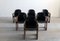 Black Dialogo Dining Chairs by Tobia & Afra Scarpa for B&B Italia / C&B Italia, 1973, Set of 6 1