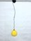 Lemon Yellow Pendant Lamp in Glass from Demajo, Italy, 1980s, Image 1