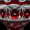 Antique Continental Decorative Pedestal Bowl in Red Glass, 1920 8