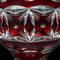 Antique Continental Decorative Pedestal Bowl in Red Glass, 1920 7