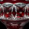 Antique Continental Decorative Pedestal Bowl in Red Glass, 1920, Image 7