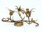 Hollywood Regency Wall Lamp with Three Flame Floral Design, 1980s, Image 2