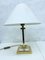 Hollywood Regency Table Lamp in Acryl Metal, 1980s 1