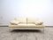 FSM Clarus Two-Seater Sofa in Cream Leather, Image 1