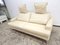 FSM Clarus Two-Seater Sofa in Cream Leather 4