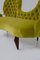 Italian Loveseat Sofa in Yellow Velvet by Renzo Zavanella, 1950 5
