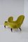 Italian Loveseat Sofa in Yellow Velvet by Renzo Zavanella, 1950 12