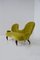 Italian Loveseat Sofa in Yellow Velvet by Renzo Zavanella, 1950, Image 12