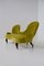 Italian Loveseat Sofa in Yellow Velvet by Renzo Zavanella, 1950, Image 10