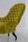 Italian Loveseat Sofa in Yellow Velvet by Renzo Zavanella, 1950, Image 6