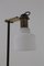 Vintage Italian Brass and Opal Glass Floor Lamp from Oluce, 1950, Image 8