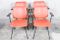 Bright Red Dining Set by W.H Gispen for Kembo, 1950s, Set of 4, Image 1