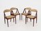 Danish Teak Chairs from Kai Kristiansen, 1970s, Set of 4, Image 1