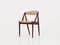 Danish Teak Chairs from Kai Kristiansen, 1970s, Set of 4, Image 5