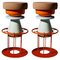 High Colorful Tembo Stool by Note Design Studio, Set of 2 1