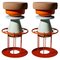 High Colorful Tembo Stool by Note Design Studio, Set of 2, Image 1