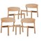 Halikko Chairs in Oak by Made by Choice, Set of 4, Image 14