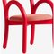 Goma Armchairs in Red by Made by Choice, Set of 2 5