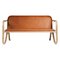 Kolho Two-Seater Bench in Cognac Leather by Made by Choice 1