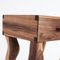 Foot Walnut Side Table with Drawer by Project 213A 6