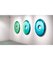 Miroir Mural Rondo 150 en Bleu Profond par Zieta 3