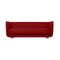 Red and Smoked Oak Raf Simons Vidar 3 Vilhelm Sofa by Lassen, Image 1