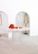 Bent Dining Table in White Transparent from Pulpo 7