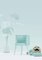 Sillas de comedor Marshmallow en azul cielo de Royal Stranger. Juego de 4, Imagen 10