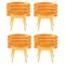 Mustard Marshmallow Dining Chairs by Royal Stranger, Set of 4 2