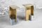 KEP T-Table in Brass and Marble by Noro Khachatryan 10