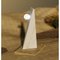 Dieus Stehlampe aus Calacatta Gold mit F. Holzgehäuse von Sissy Daniele 5
