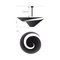 Ceiling Lamp Snail 85 by Serge Mouille 3