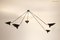 Lámpara de techo con 6 brazos giratorios de Serge Mouille, Imagen 5