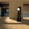 Dieus Floor Lamp in Sahara Noir with F. Wooden Case by Sissy Daniele, Image 6