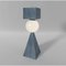 CS Class Table Lamp in Azul Macaubas by Sissy Daniele 2