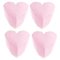 Light Pink Queen Heart Stools by Royal Stranger, Set of 4 2