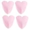 Light Pink Queen Heart Stools by Royal Stranger, Set of 4 1