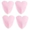 Tabourets Queen Heart Rose Clair par Royal Stranger, Set de 4 1