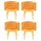 Mustard Marshmallow Dining Chairs by Royal Stranger, Set of 4 2