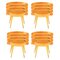 Mustard Marshmallow Dining Chairs by Royal Stranger, Set of 4, Image 2