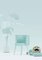 Sillas de comedor Marshmallow en azul cielo de Royal Stranger. Juego de 4, Imagen 10