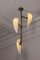 Hand-Sculpted Cast Bronze Hanging Lamp by William Guillon 15