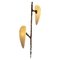 Hand-Sculpted Cast Bronze Hanging Lamp by William Guillon 1