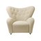 Beige Sahco Zero the Tired Man Lounge Chair by Lassen, Image 2