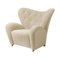 Beige Sahco Zero the Tired Man Lounge Chair by Lassen, Image 3