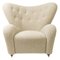 Sillón Sahco Zero the Tired Man en beige de Lassen, Imagen 1