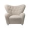 Fauteuil Sahco Zero the Tired Man Beige Foncé par Lassen 2