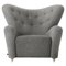 Fauteuil Hallingdal the Tired Man Gris par Lassen 1