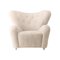 Moonlight Sheepskin the Tired Man Lounge Chair by Lassen 2